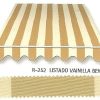 LONA CLÁSICOS  LISTADO VAINILLA BEIGE R-252